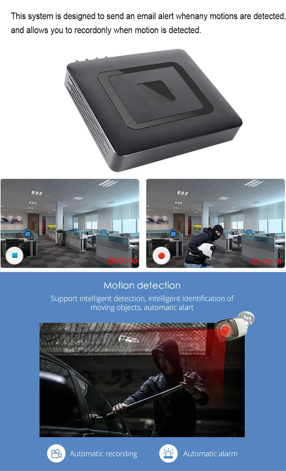 4CH Mini DVR 8CH CCTV Recorder Support 1080P 2MP AHD CVI TVI Camera Security System / P2P Cloud Video Surveillance DVR