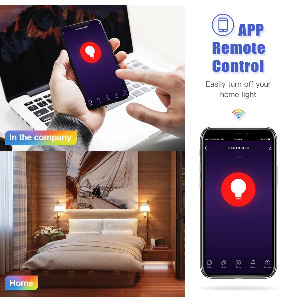 Ewelink WiFi Zigbee Smart Bulb E27 LED Lamp RGB+WW+CW 18W 15W Bulb Works With Alexa Google Home Alice Required Zigbee Hub
