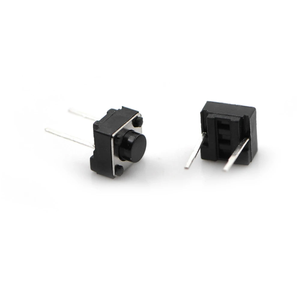 20pcs Push Button Switches 2 Pins Tactile Switch For DIY Parts 6*6*5mm Wholesale
