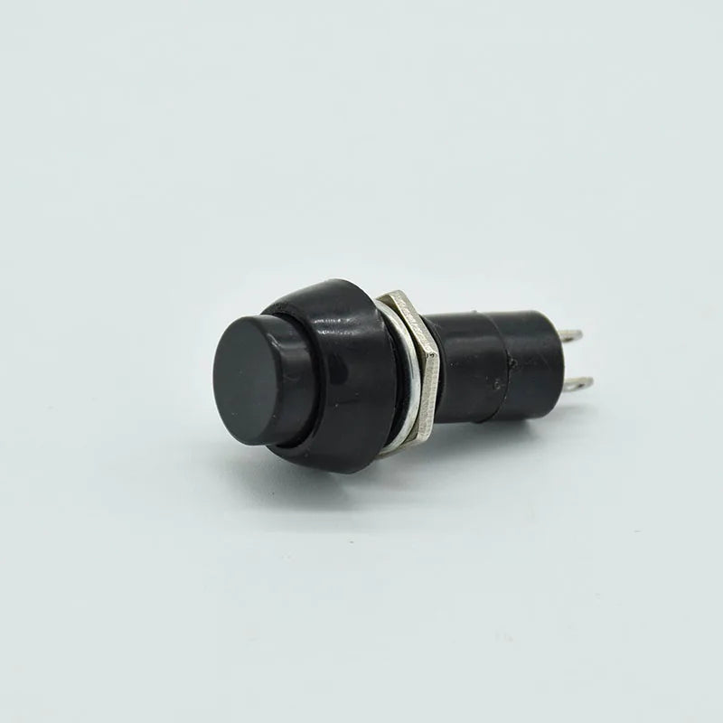 6pcs/lot 12mm 3A 150V PBS-11A PBS-11B 2PIN Plastic Push Button Switch Self-locking / Momentary  Switchs