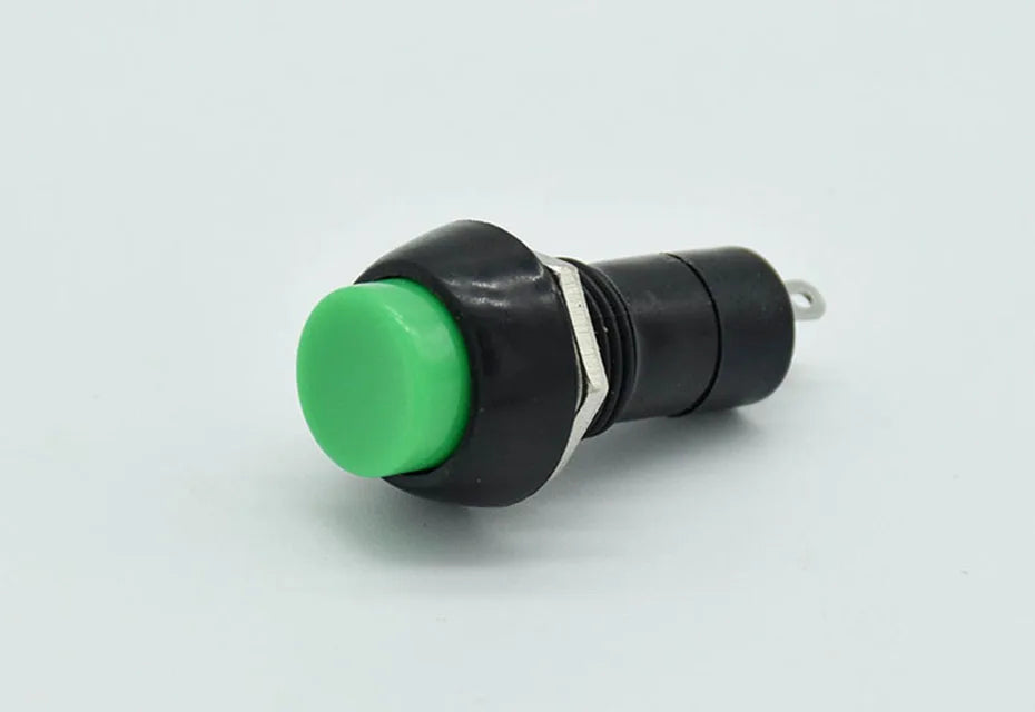 6pcs/lot 12mm 3A 150V PBS-11A PBS-11B 2PIN Plastic Push Button Switch Self-locking / Momentary  Switchs