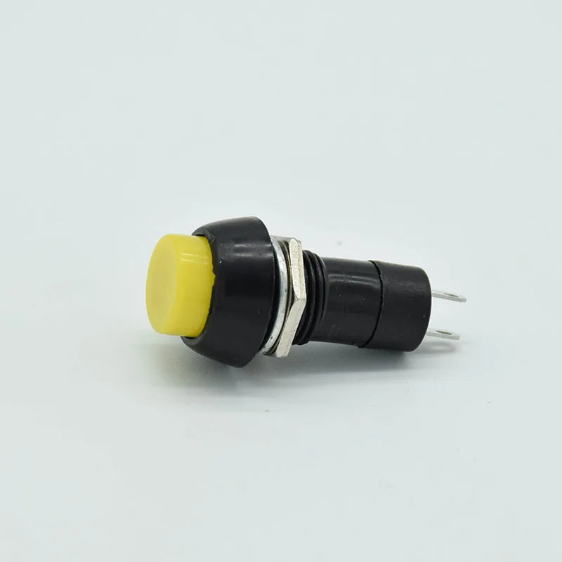 6pcs/lot 12mm 3A 150V PBS-11A PBS-11B 2PIN Plastic Push Button Switch Self-locking / Momentary  Switchs