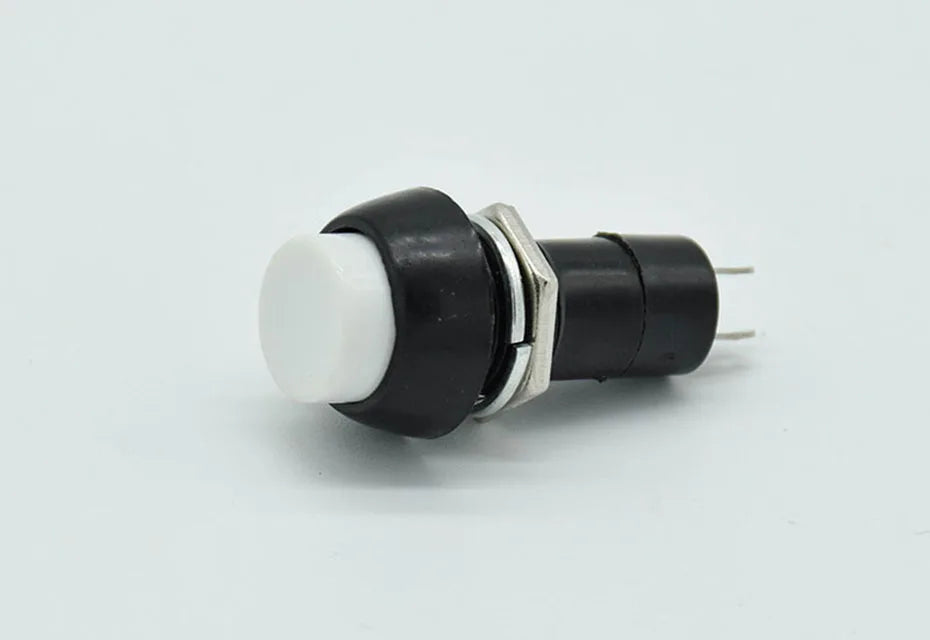 6pcs/lot 12mm 3A 150V PBS-11A PBS-11B 2PIN Plastic Push Button Switch Self-locking / Momentary  Switchs
