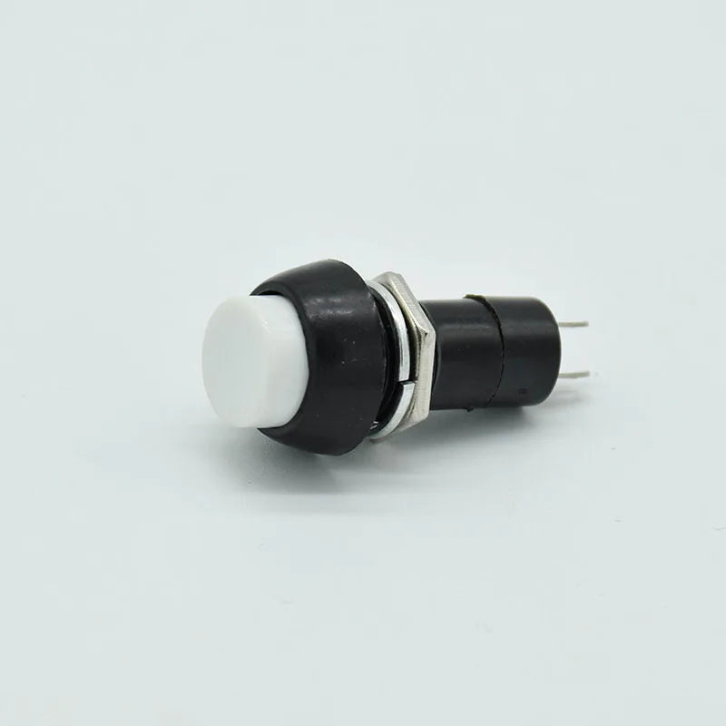 6pcs/lot 12mm 3A 150V PBS-11A PBS-11B 2PIN Plastic Push Button Switch Self-locking / Momentary  Switchs