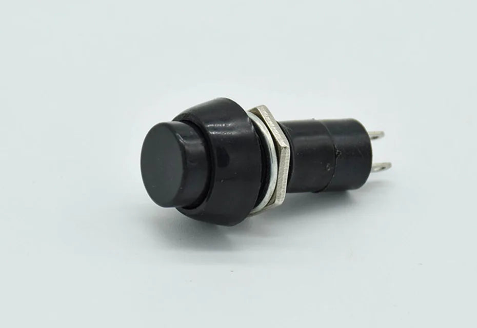 6pcs/lot 12mm 3A 150V PBS-11A PBS-11B 2PIN Plastic Push Button Switch Self-locking / Momentary  Switchs