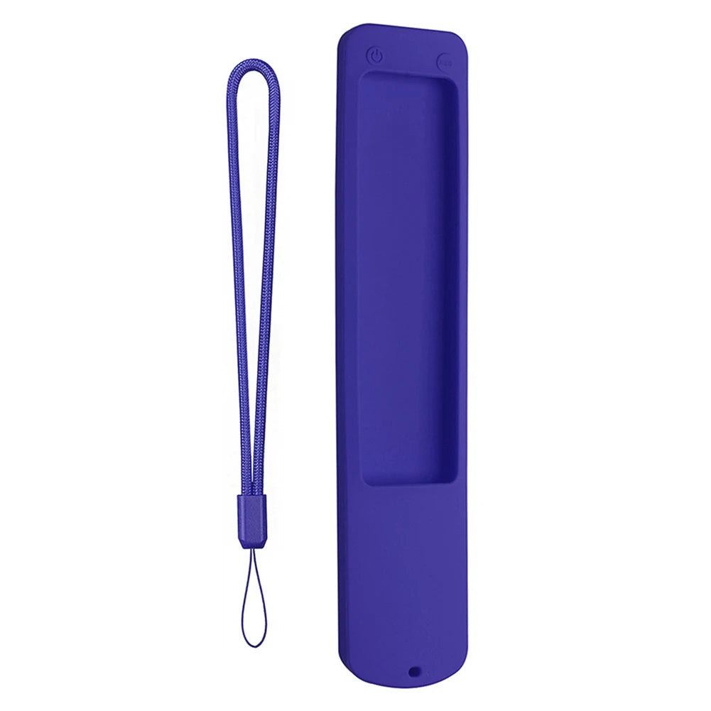 Silicone Case for Xiaomi Ultra HD 4K QLED TV Q2 50" 55" 65" Protective Cover Anti-Drop Protective Sleeve with Anti-lost Lanyard