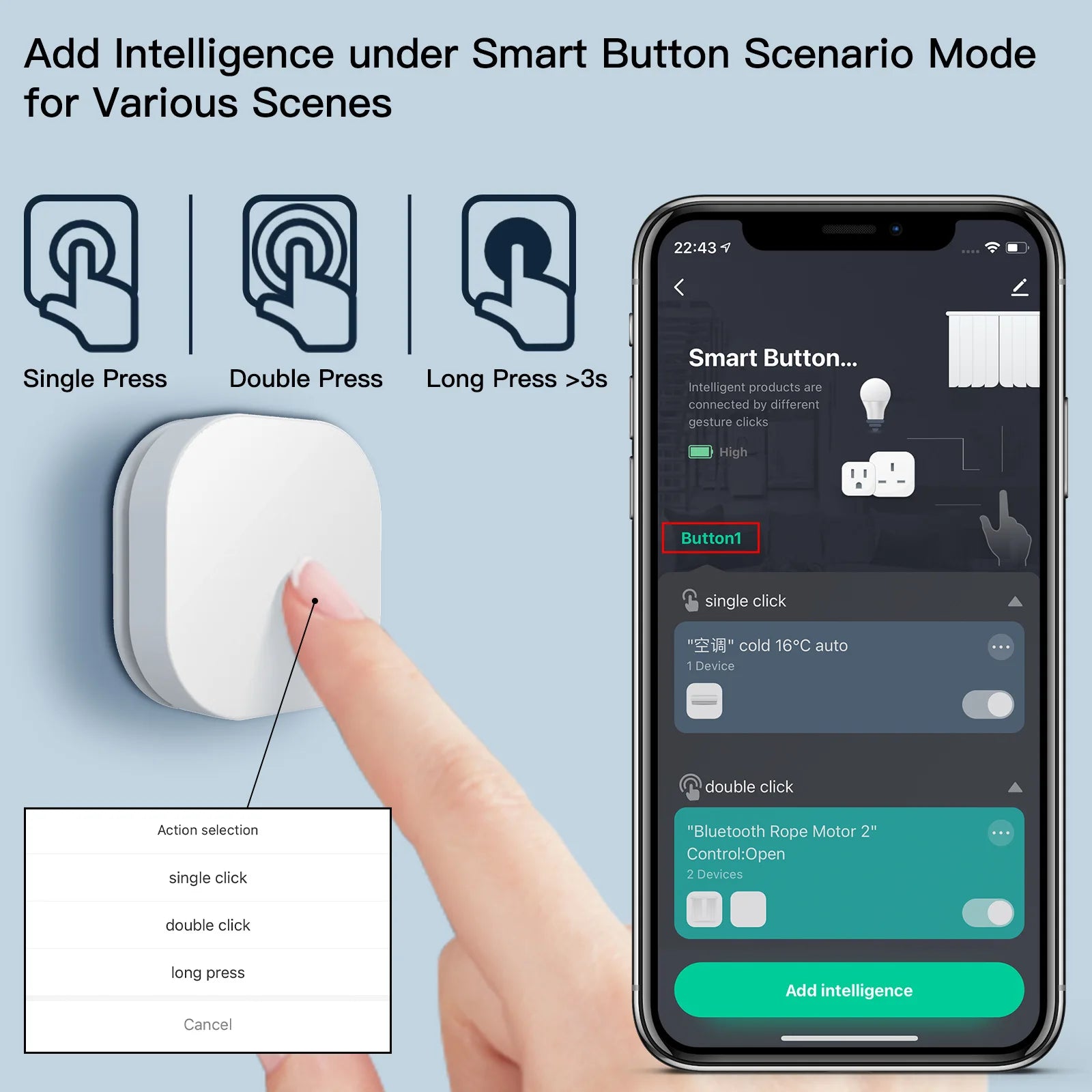 Mini Wireless Switch ZigBee eWelink APP Remote Control Emergency Button For Smart Home  Works With Gateway And Alex/Alice/Yandex
