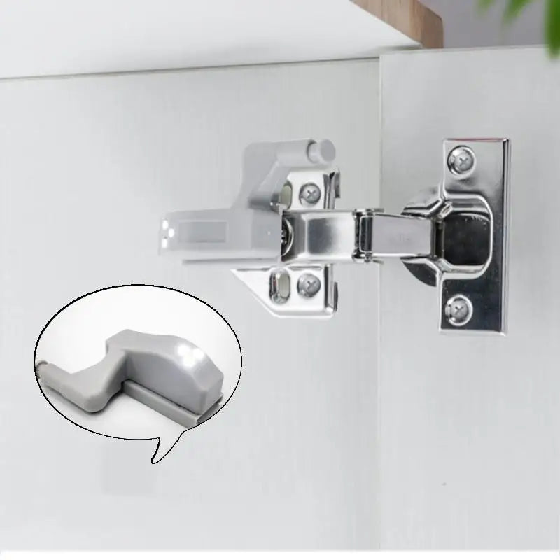 10-1PC LED Inner Hinge Lamp No Battery Under Cabinet Lights Wardrobe Cupboard Sensor Lights Bedroom Kitchen Closet Night Lamp