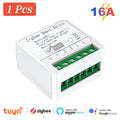 16A ZigBee 3.0 Smart Switch Automation DIY Light Switches Module Supports 2 Way Control Wok Alexa Google Home Zigbee 2Mqtt