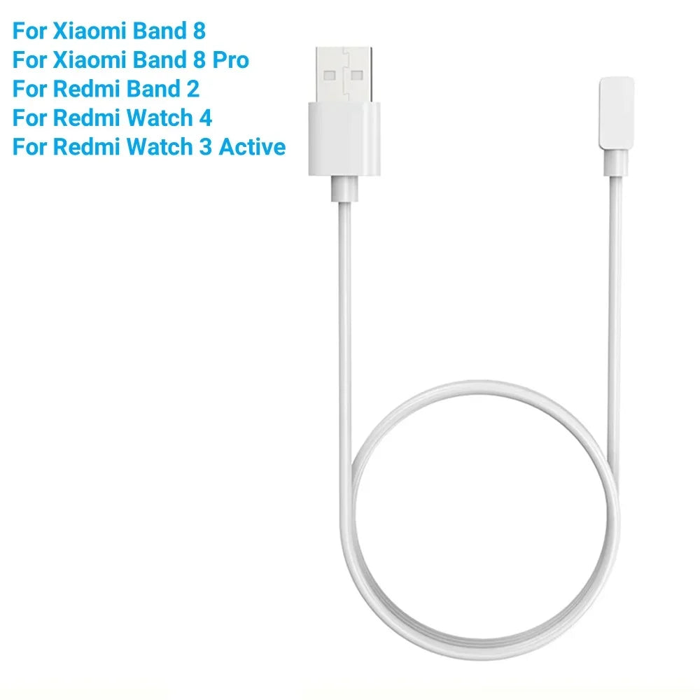 USB Magnetic Charger Cable Charging Cradle Adapter Data Dock for Redmi Watch 4 3 Band 2 for Xiaomi Mi Band 8 Chargers Line