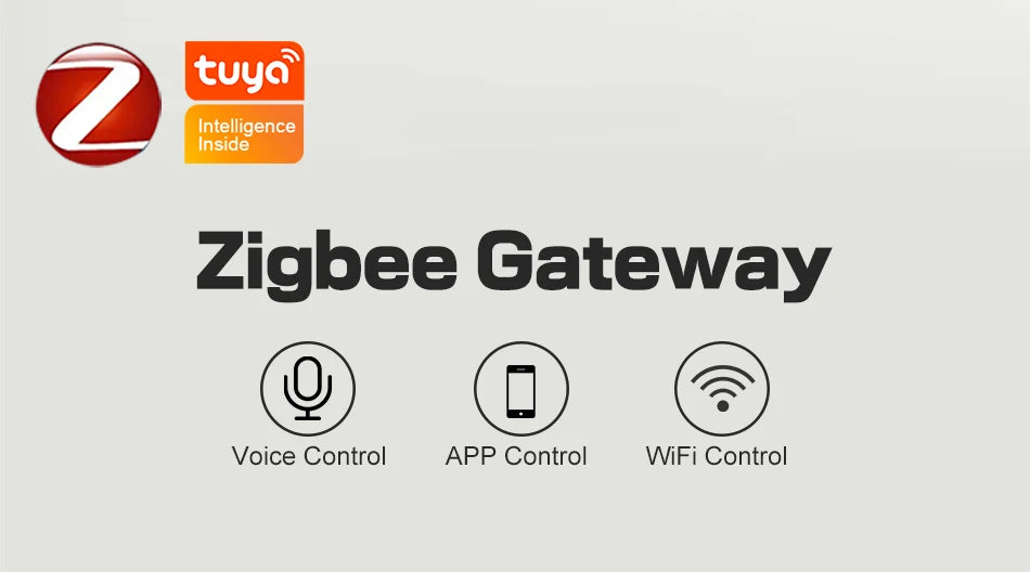 Tuya ZigBee 3.0 Smart Zigbee Hub Wired Gateway Bridge with Network Cable Smart Life Remote Control Works with Alexa Google Home