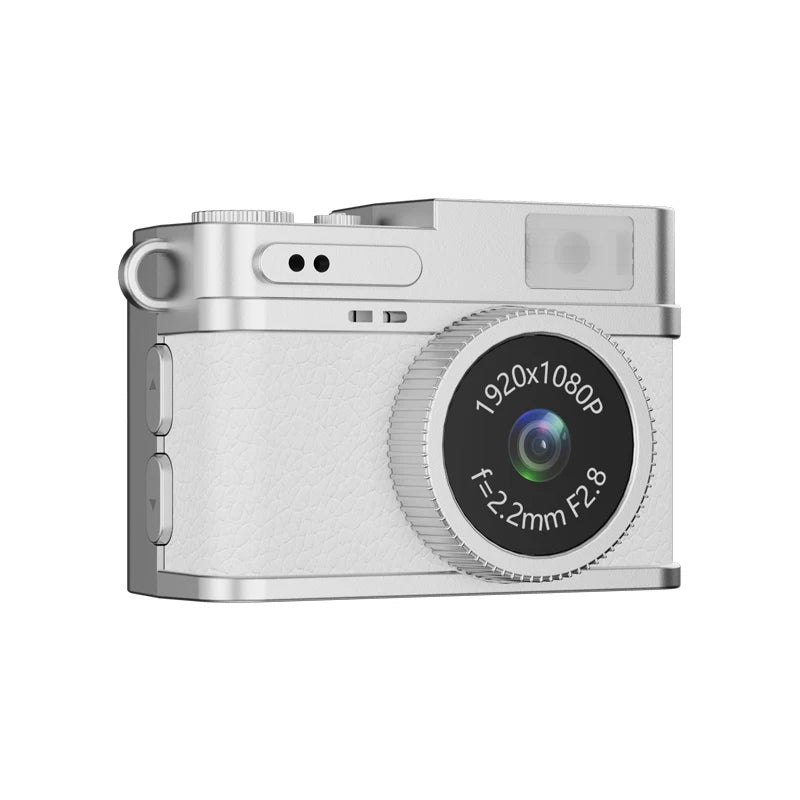 Retro Digital Camera 1080P Video Recorder LED Fill Light 0.96 Inch IPS Screen Portable Mini Digital Camera