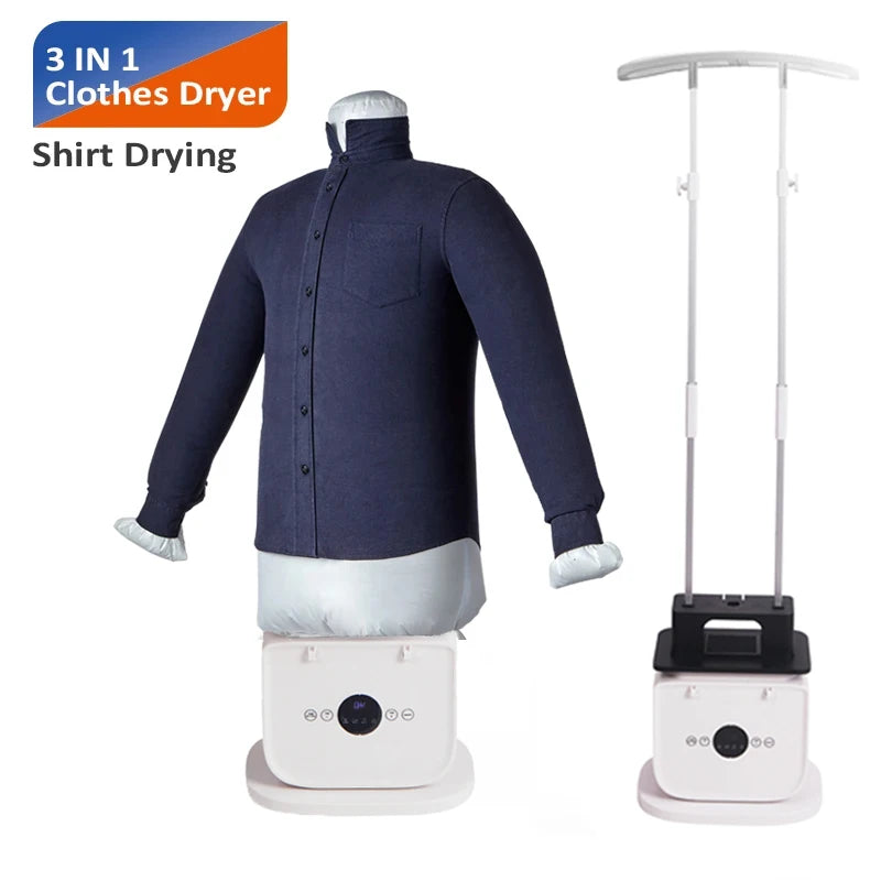 Fully Automatic Human-Shaped Garment Steamer Iron Wrinkle Removal Clothes Care Machine Magic Dryer Shirt Garment Machine