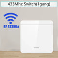 Wireless Light Wall Switch Relay Receiver RF 433Mhz 10A 110V 220V 1/2/3Gang Panel Switch Remote Control Interruptor for LED Lamp
