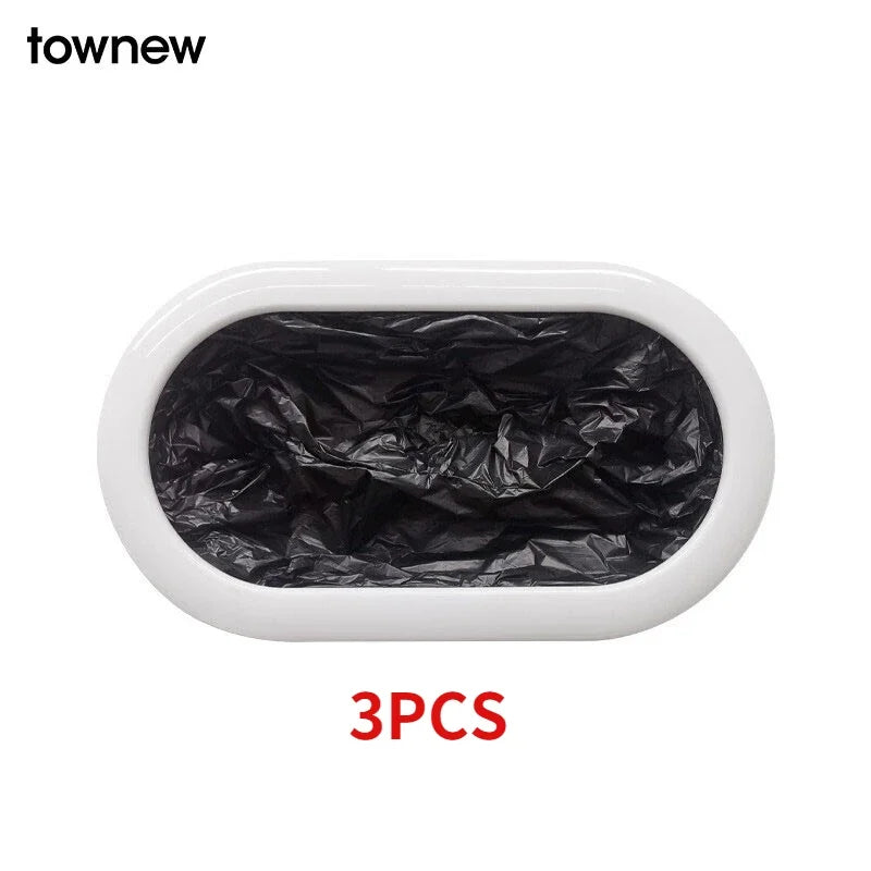 New TOWNEW T1 and T3 Durable Garbage Bags | Refill Ring for Smart Kitchen Trash Cans