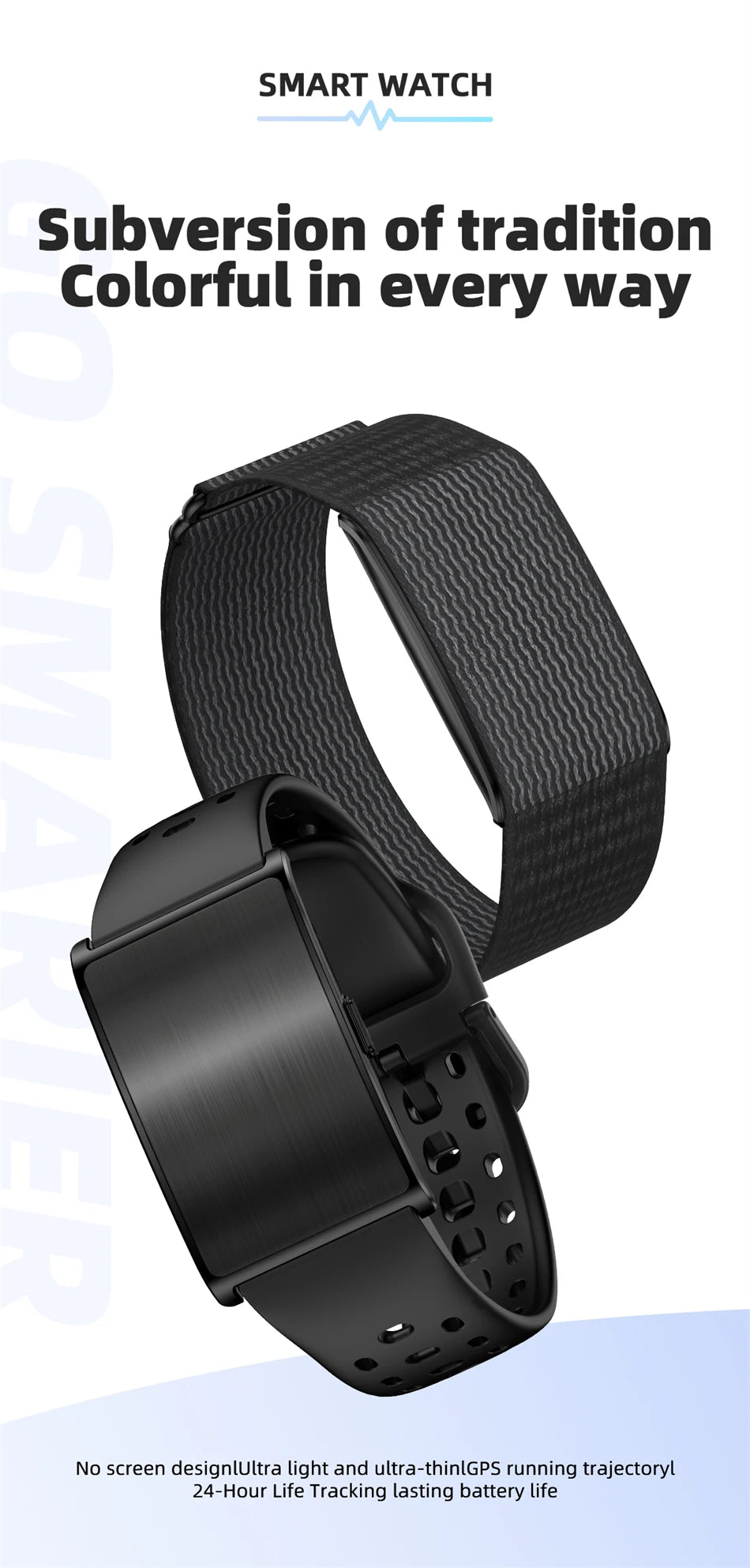 New GPS Trajectory AI Health Bracelet Heart Rate Blood Pressure HRV Monitor Call Reminder Smart Watch Sport Band Fitness Tracker