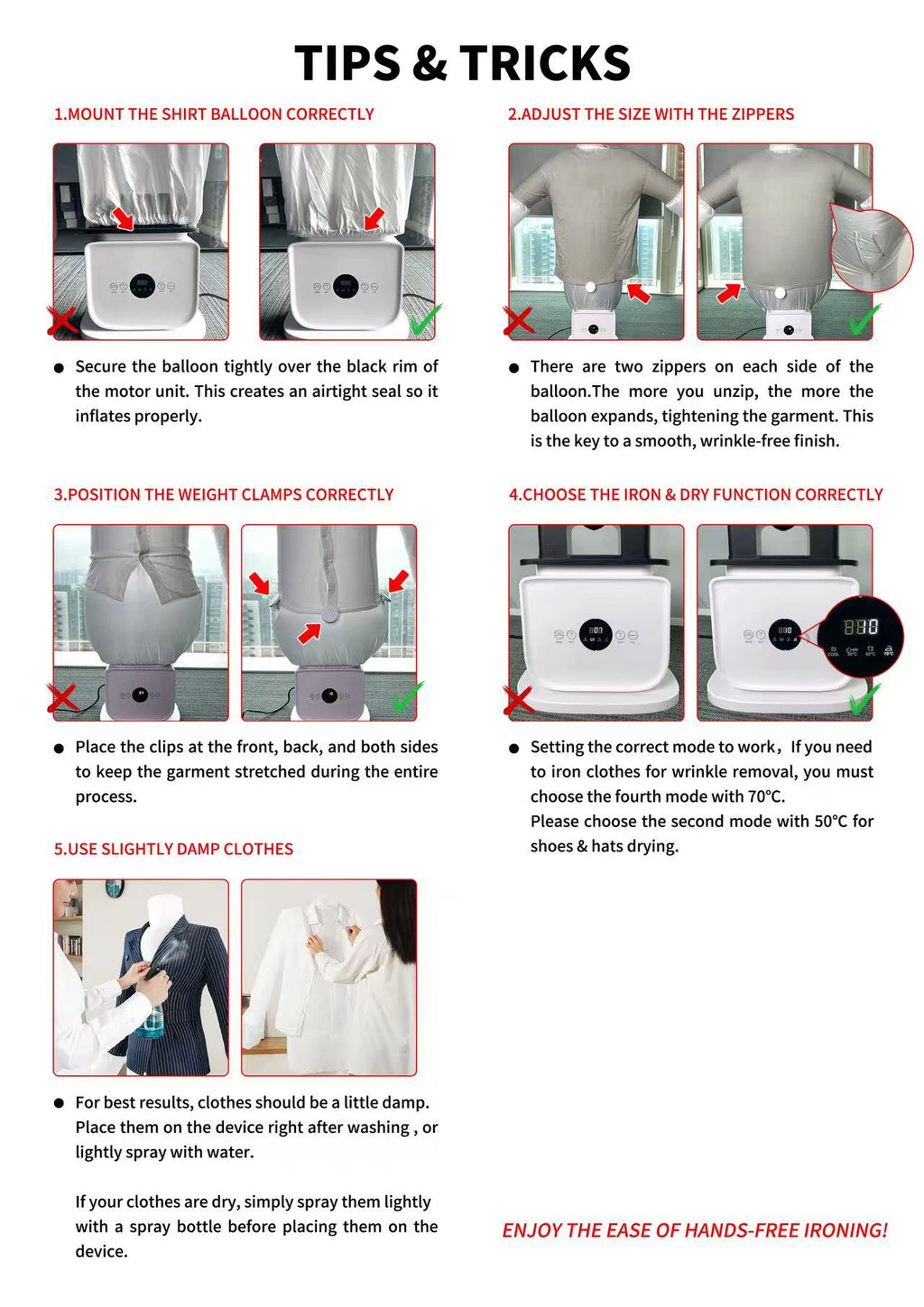 Fully Automatic Human-Shaped Garment Steamer Iron Wrinkle Removal Clothes Care Machine Magic Dryer Shirt Garment Machine