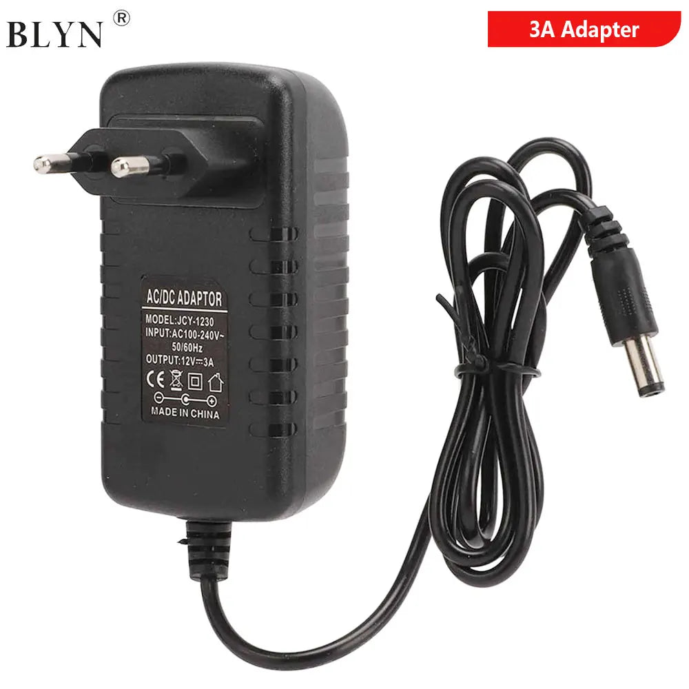 LED Adapter Power Supply DC12V 1A 2A 3A 5A 8A 10A Lighting Transformer 5.5x2.1mm For LED Strip CCTV