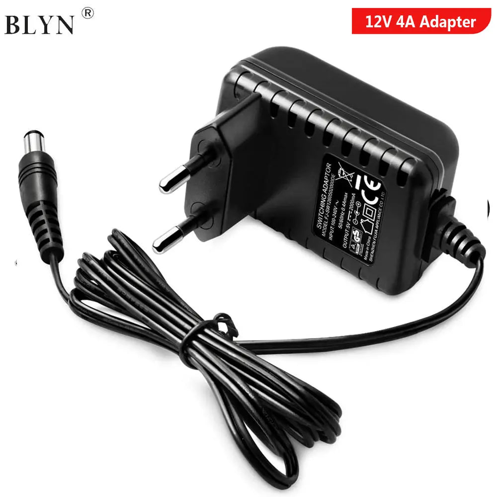 LED Adapter Power Supply DC12V 1A 2A 3A 5A 8A 10A Lighting Transformer 5.5x2.1mm For LED Strip CCTV
