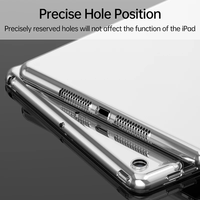 TPU Transparent Silicone Case For iPad 10th generation Mini 6 Air 5 10.9 Shockproof Cover For iPad 10.2 7th 8th 9th Pro 11 12.9