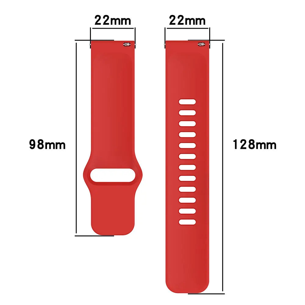 Official Watchband For Redmi Watch 5 Active 22mm Watch Silicone Bracelet Wristbands For Xiaomi Redmi Watch5 Lite Strap
