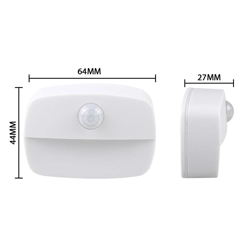 Motion Sensor LED Night Light Auto ON/OFF Wireless Under Cabinet Lamp For Kitchen Bedroom Cupboard Closet Stairs Lighting