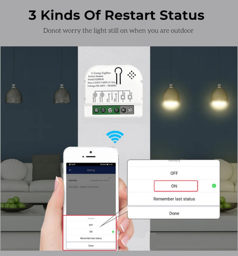 Tuya Zigbee3.0 Smart Switch 1/2 Gang Home Automation Timer Relay with KWh Power Monitor Smart Life APP Voice for Alexa Google