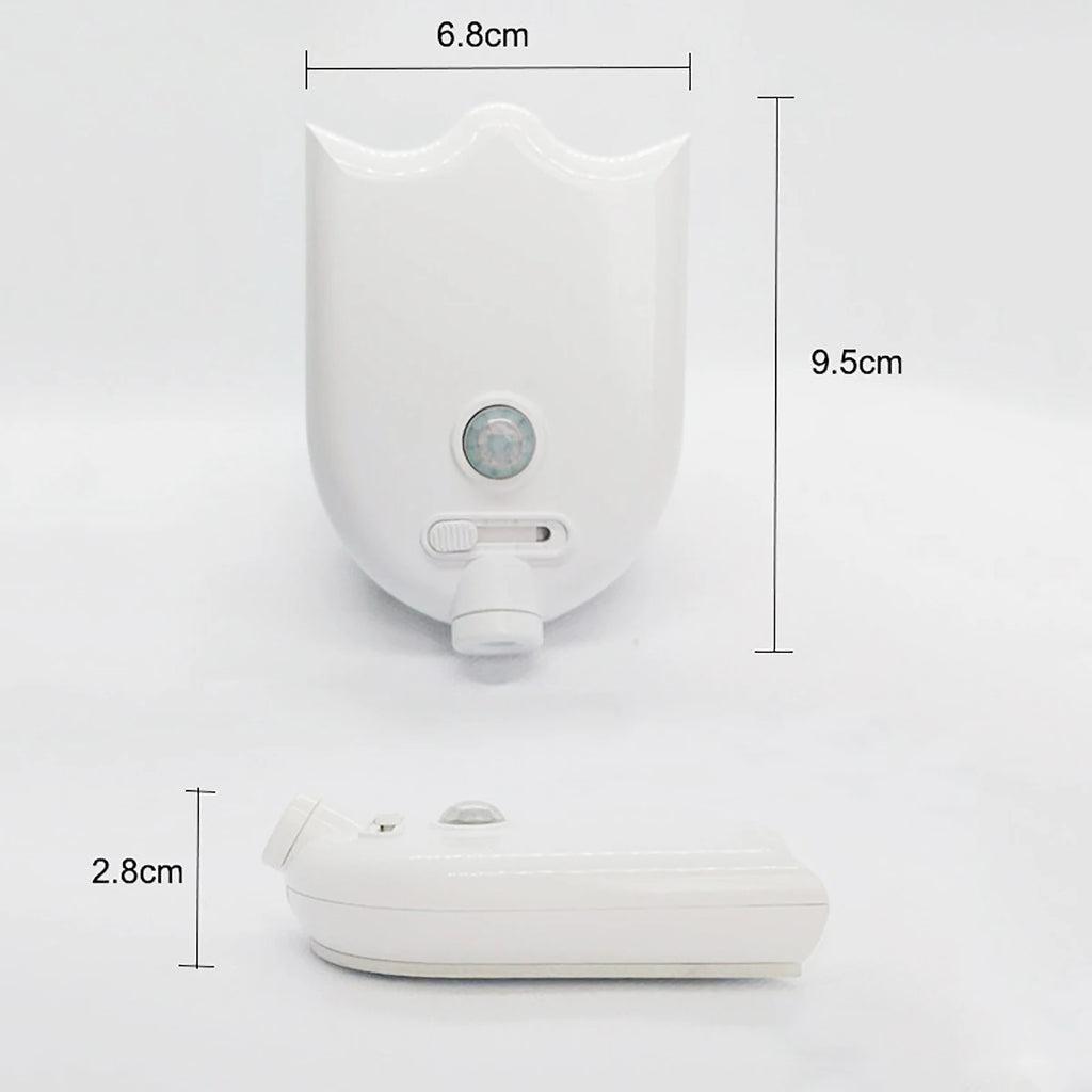 Motion Sensor LED Backlight Toilet Projection Lamp Creative Toilet Mini Night Lamp Toilet Bowl Seat Sensor Lighting Lamp