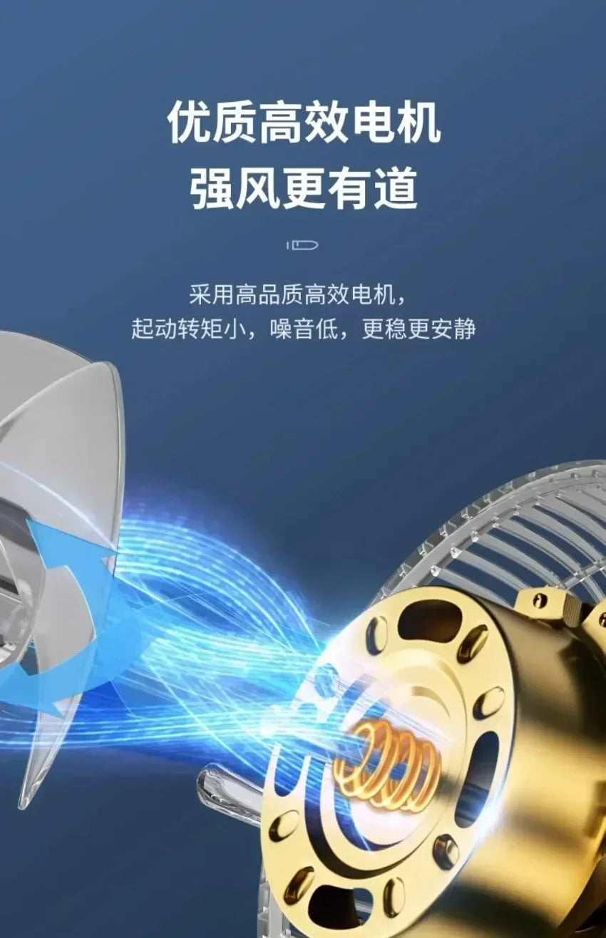 Smart Remote Control Air Circulation Fan High Wind Silent Floor Desktop Fan For Home Dormitory
