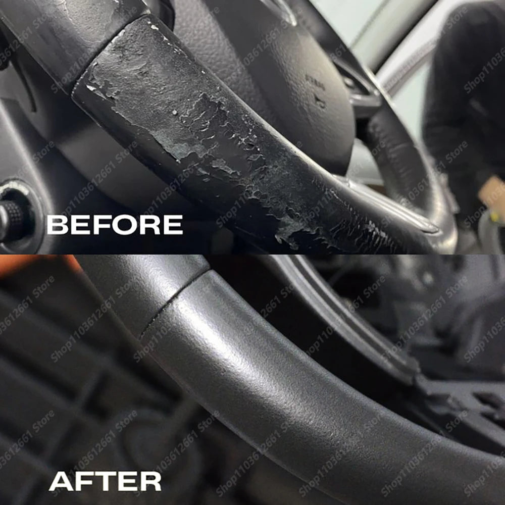 Auto Seat Steering Wheel Repair Cream Leather Plastic Refurbish Wax Car Interior Scratch Restoration Agent G478/*-！~