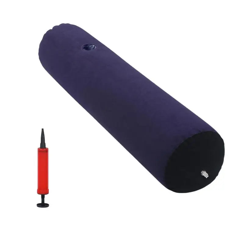 Blue Inflatable Bolster Pillow Longer Size Soft Inflatable Seat Cushion Better Value For Adult Furniture Rest Support