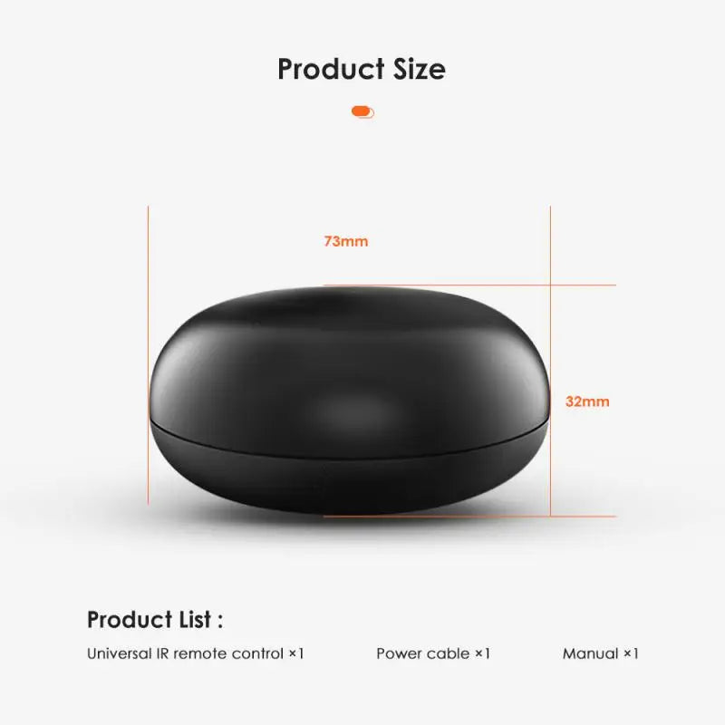 HIMOJO Universal WiFi IR RF Bluetooth Smart Home Appliances Remote Controller for Tuya Smart Life App Alexa Voice Control AC TV