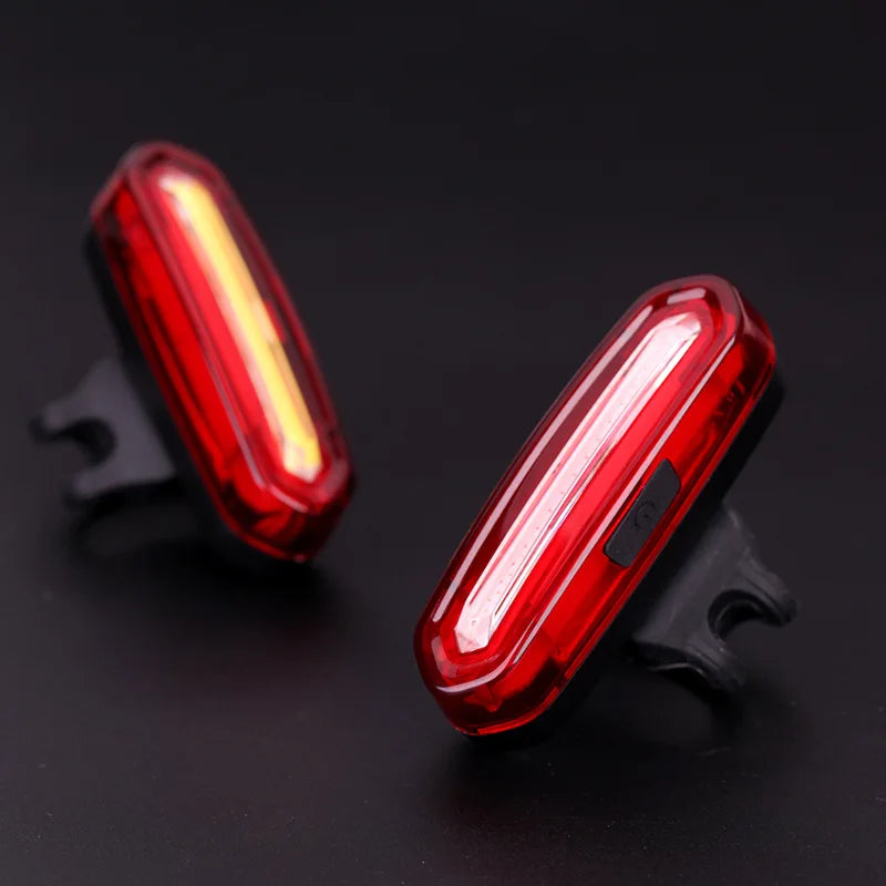 Bike Taillight COB  Bicycle Rear Light With 6 Modes USB Rechargeable Mtb LED Warning Tail Lamp Cycling Accessories