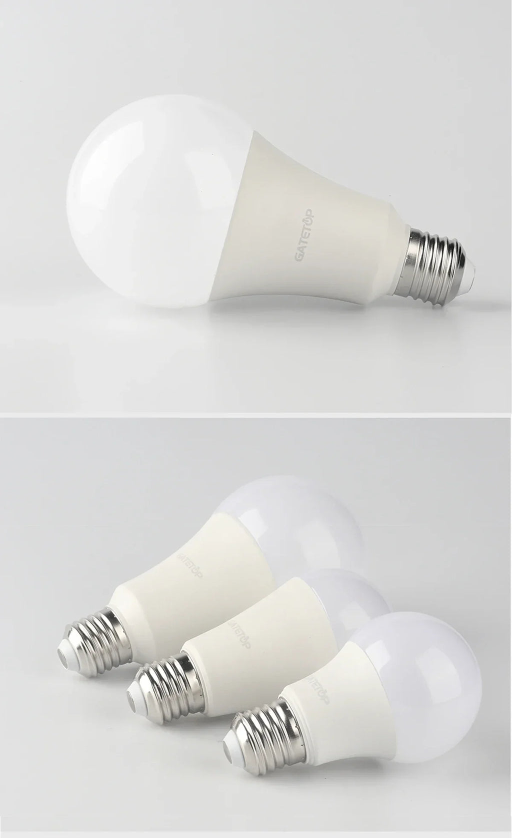 2Pack No Flicker LED Bulb Lamp B22 AC 220V 110V No Flicker 3W 8W 9W 12W 18W 24W Warm Lighting for Home Derection Lamparas Leds