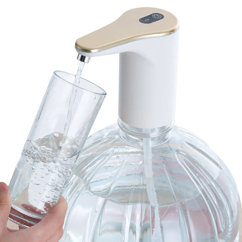 Electric Water Dispenser Automatic Mini Portable Barreled Water Pump USB Smart Charging Drinking Water for Home Kitchen Water