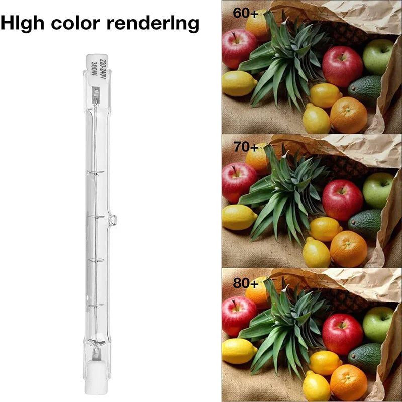 10/50PCS J118 100W 200W 300W LED Glass Tube COB Light Bulb High Power Corn Lamp Replace Halogen Light Wholesale