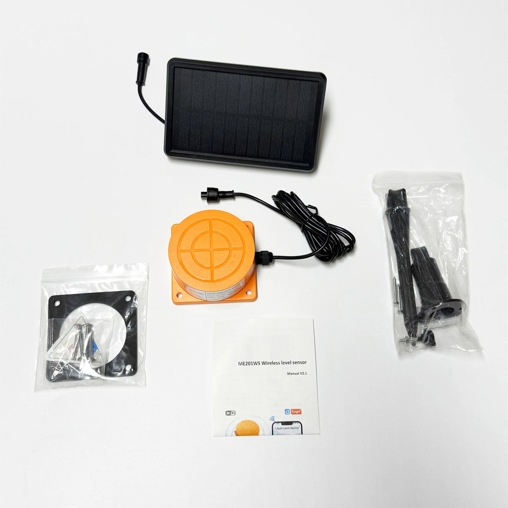 Moray ME201WSP Tuya Smartlife APP Solar Energy Wireless Water Tank Level Gauge For Water Fuel Tank Monitor