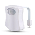 16-Color Motion-Sensing Toilet Seat Night Light with Motion Sensor