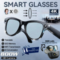 2026 New 32G Memory 800W 4K Camera Smart Glasses Men Photos&Videos 3600mAh Power Bank 120+Languages Translation AI Glasses Women