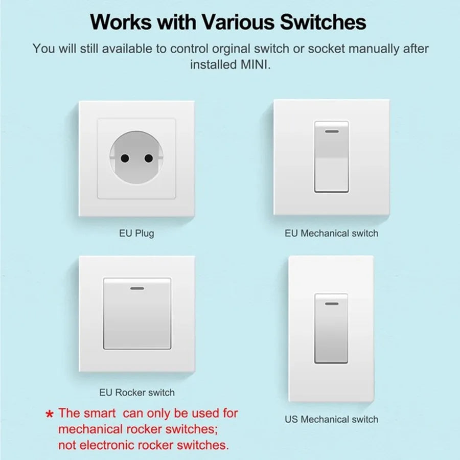 433Mhz RF 86 Wall Panel Switch Wireless Smart Switch Light  with Remote Control Mini Relay Receiver Home Led Light Lamp Fan