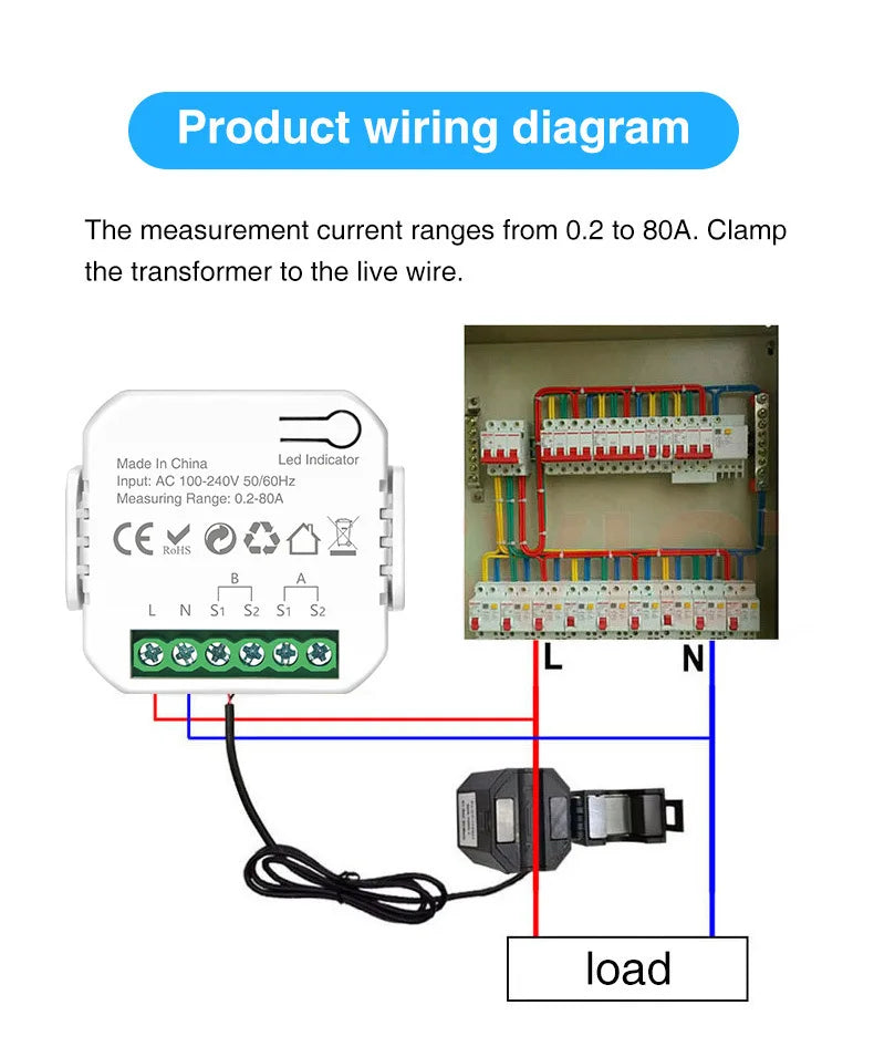 EU Smart Plug WiFi Socket power energy meter 10A/16A Power Monitor Wattmeter Timing Function  watt meter Tuya SmartLife APP