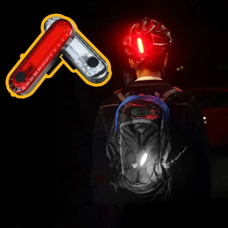 Bike Taillight COB  Bicycle Rear Light With 6 Modes USB Rechargeable Mtb LED Warning Tail Lamp Cycling Accessories