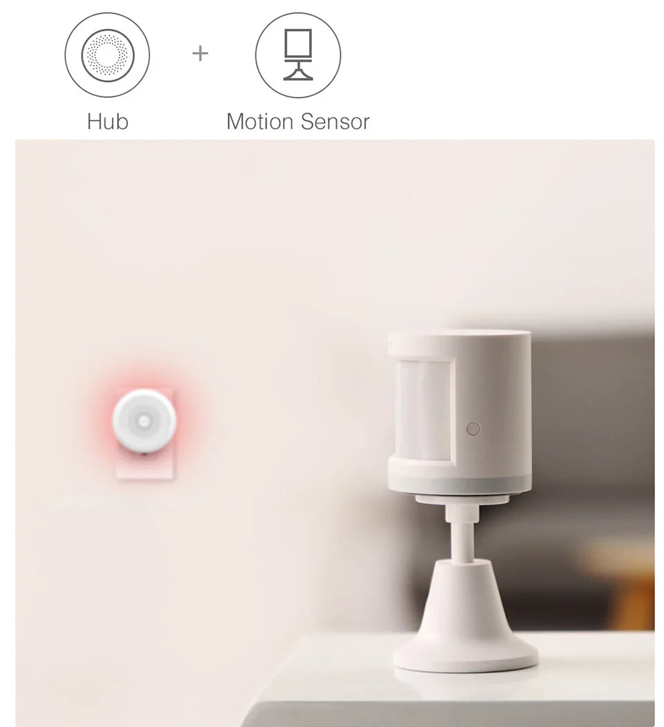Original Aqara Motion Sensor Smart Human Body Sensor ZigBee Movement Wireless Connection Smart Home For Mijia MiHome Homekit APP