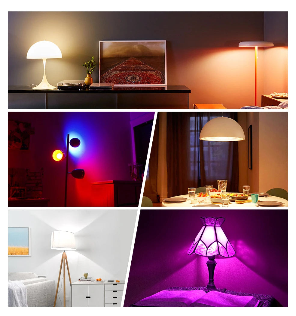 Ewelink WiFi Zigbee Smart Bulb E27 LED Lamp RGB+WW+CW 18W 15W Bulb Works With Alexa Google Home Alice Required Zigbee Hub