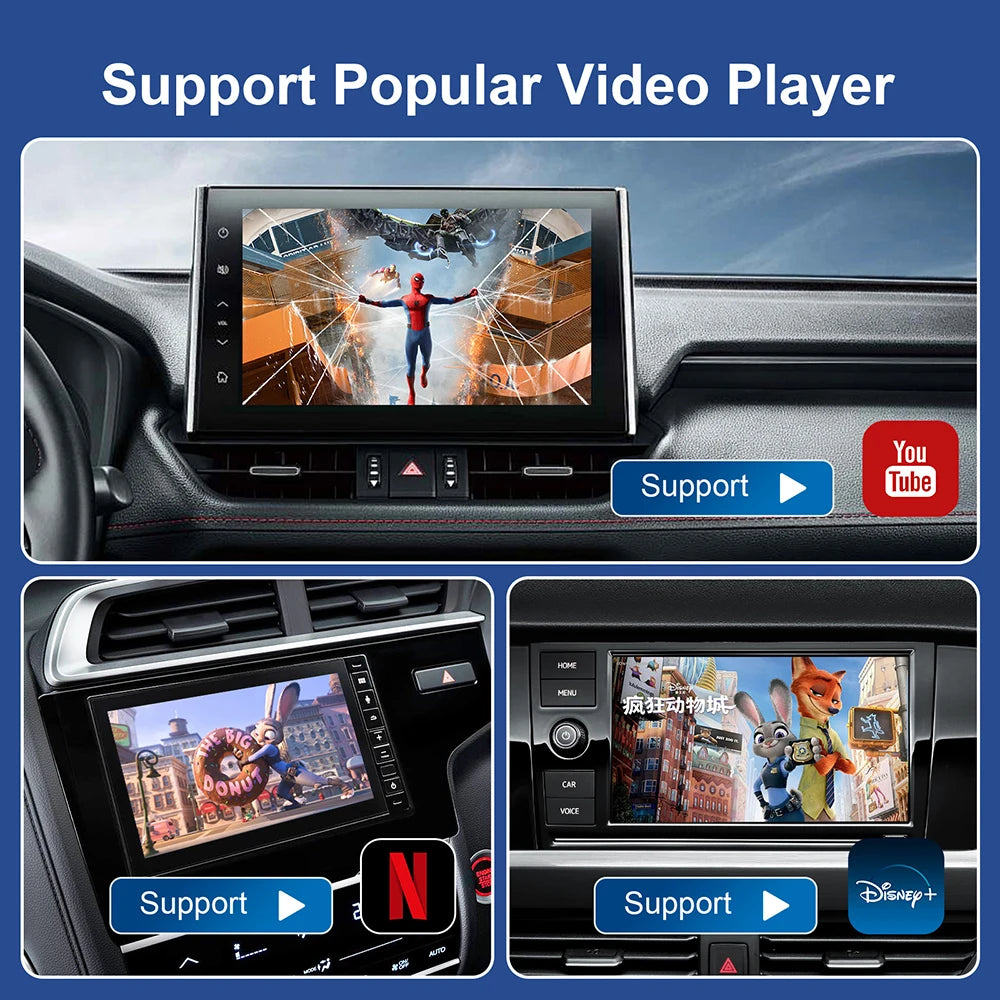 Android 13 CarPlay Ai Box Wireless Box for Netflix YouTube Wireless Carplay Android Auto Car Smart Systems for Wired Carplay