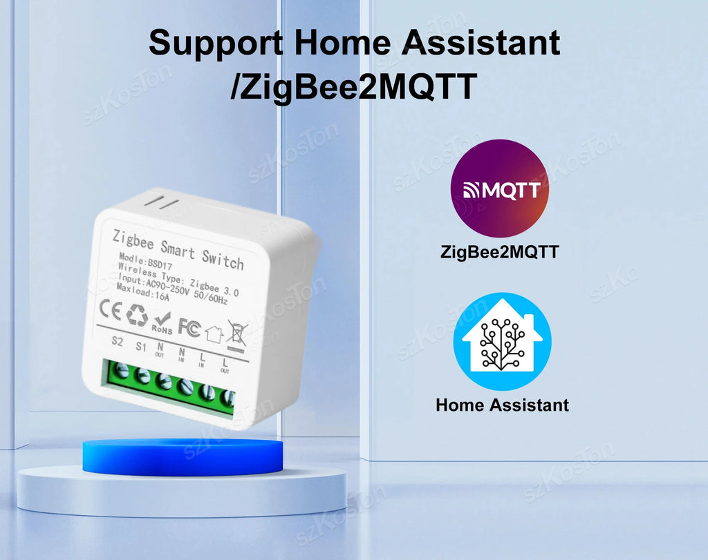 16A Mini ZigBee Smart Switch eWeLink Smart Home DIY Breaker Relay for SmartThings Alice Alexa Google Home Assistant Zigbee2MQTT
