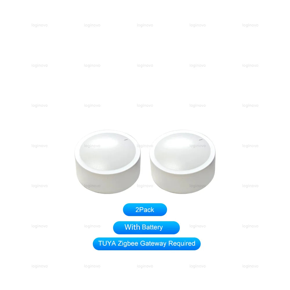 Tuya ZigBee Knob Switch Wireless Scene Button Rotatable Dimmer Controller Switches Remoter Smart Life Home Automation Linkage
