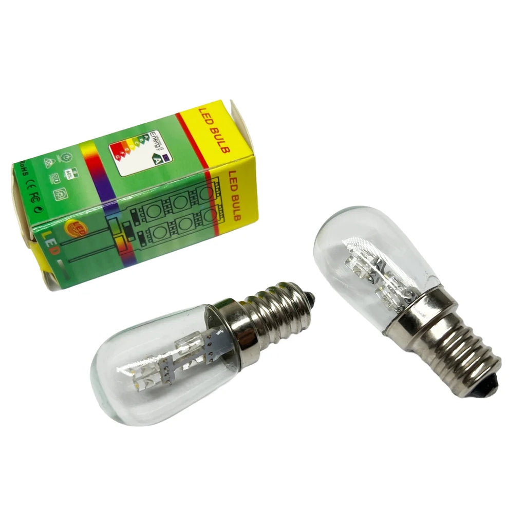 2w Led Bulb E12 Lights For Refrigerators Bulbs 110v 220v Light Warm Cool White Corn Sewing Machine Lighting 360° 3000k Indicator