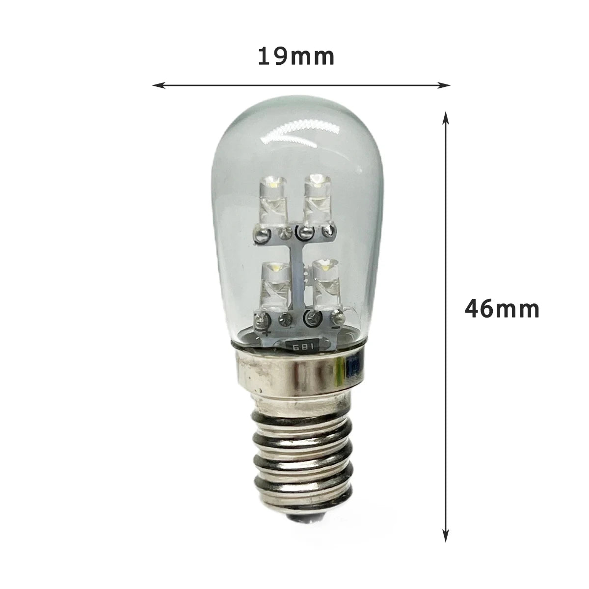 2w Led Bulb E12 Lights For Refrigerators Bulbs 110v 220v Light Warm Cool White Corn Sewing Machine Lighting 360° 3000k Indicator