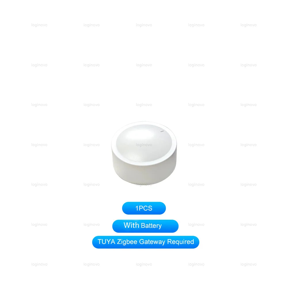 Tuya ZigBee Knob Switch Wireless Scene Button Rotatable Dimmer Controller Switches Remoter Smart Life Home Automation Linkage